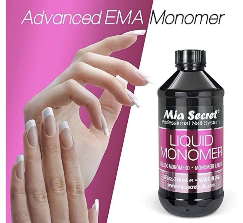 Mia Secret Professional Acrylic Nail System Liquid Monomer 4 Fl Oz