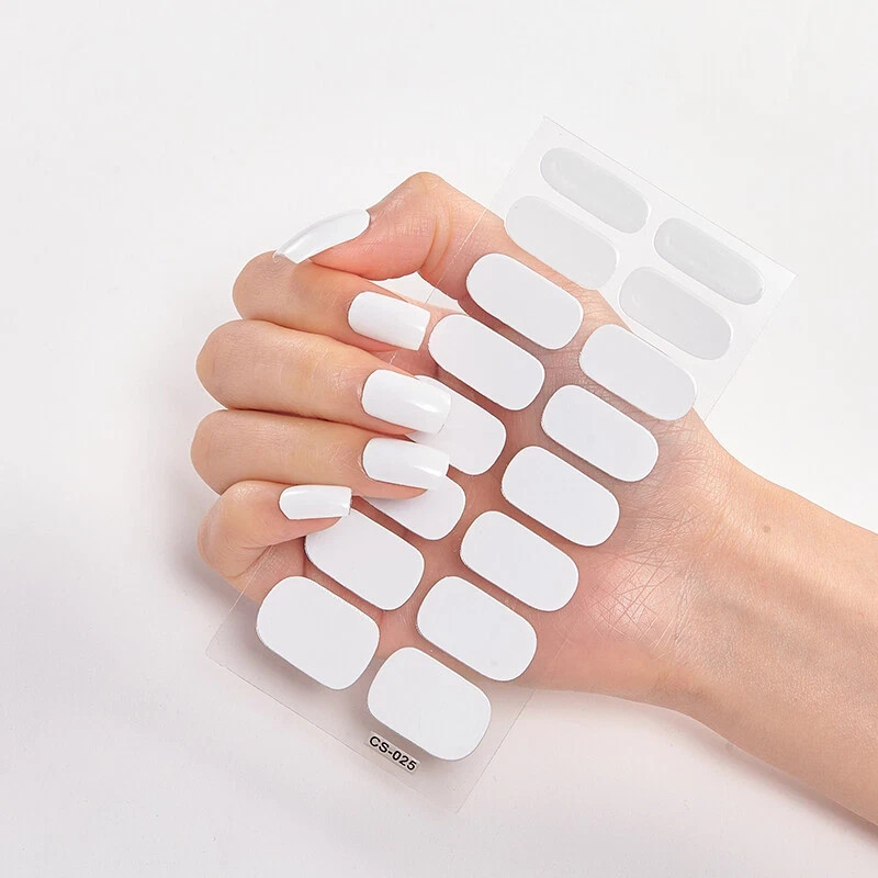 Share Full Size Nail Wraps Stickers Polish Toe Manicure Art Self Stick Decor3D