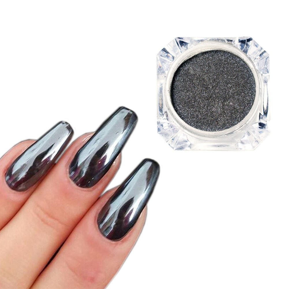 Chrome Nail Powder Mirror Effect Nail Art Pigment Glitter Dust Gel Decoration