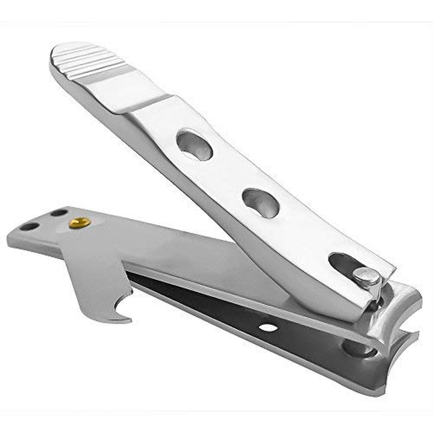 Kohm Curved Blade Edge Nail Clipper with Nail File (Swing Out), SS Wide Jaw T…