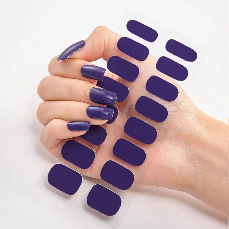 Share Full Size Nail Wraps Stickers Polish Toe Manicure Art Self Stick Decor3D