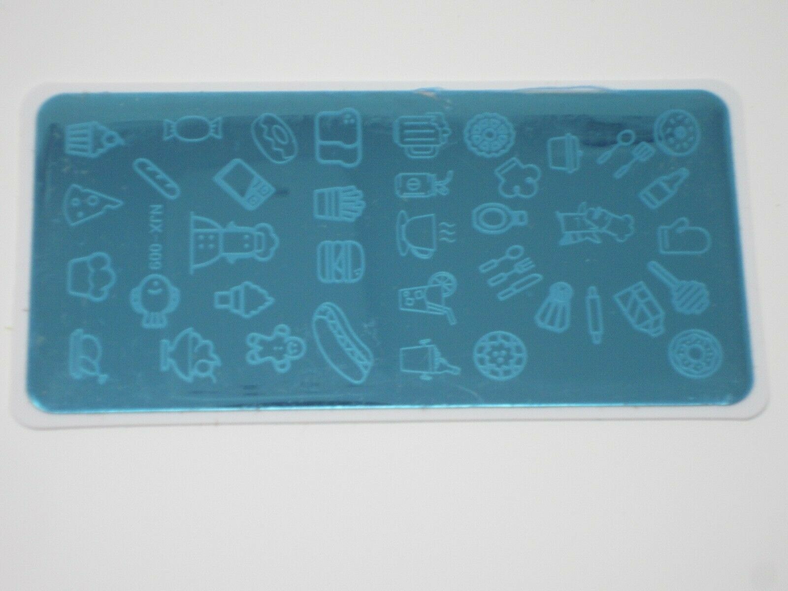 NEW NJX 009 Manicure Nail Art Stamp Template Food Dessert Design Image Plate