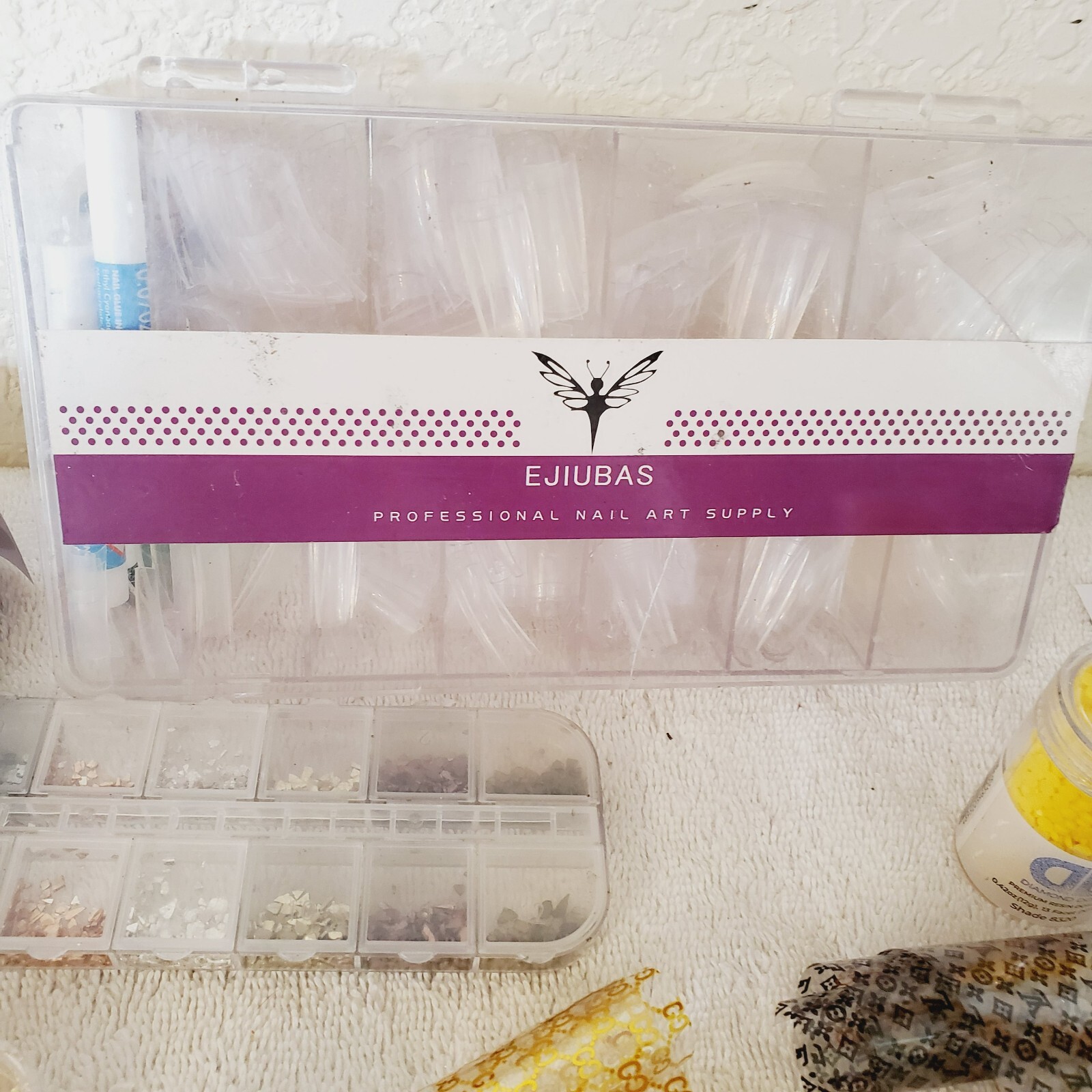Manicure Nails Glitter Acrylic Gel Make-up Crafts Resin Embellishment Lot