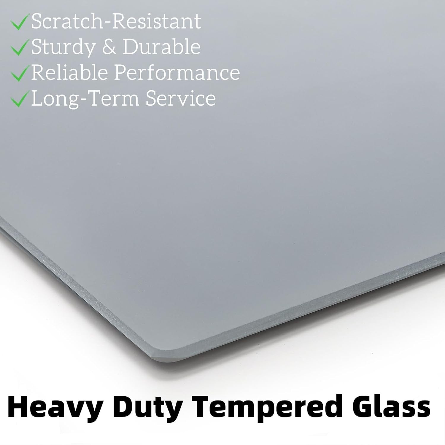 2 Pack Neutral Grey Tempered Glass Palettes, 12″ x 16″ Large Paint Palette, S…