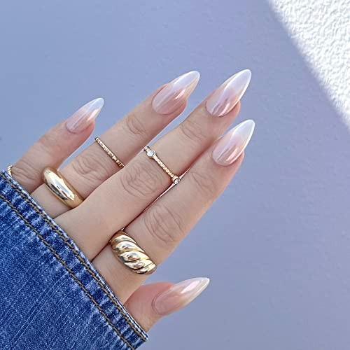 Magic White Nail Chrome Powder 1g – Pearlescent Glazed Donut Nail Art DIY Decor