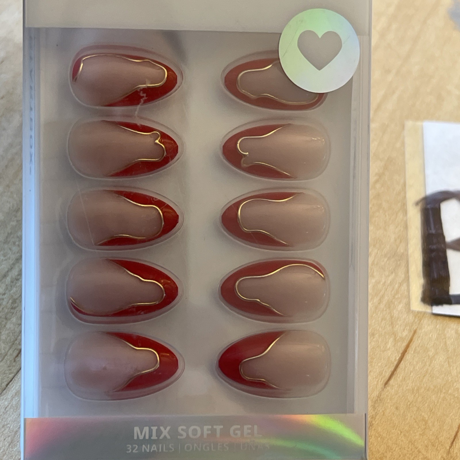 BTARTBOXNAILS X-Coat PRESS Nails 32 Nails And Glue 2-4 Weeks Of Wear NEW