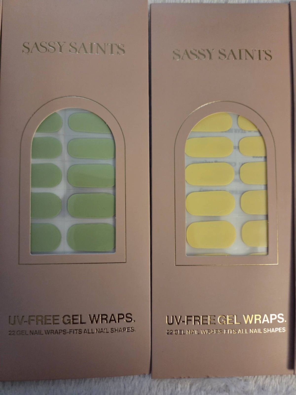 Sassy Saints Uv Free Gel Wraps Lot