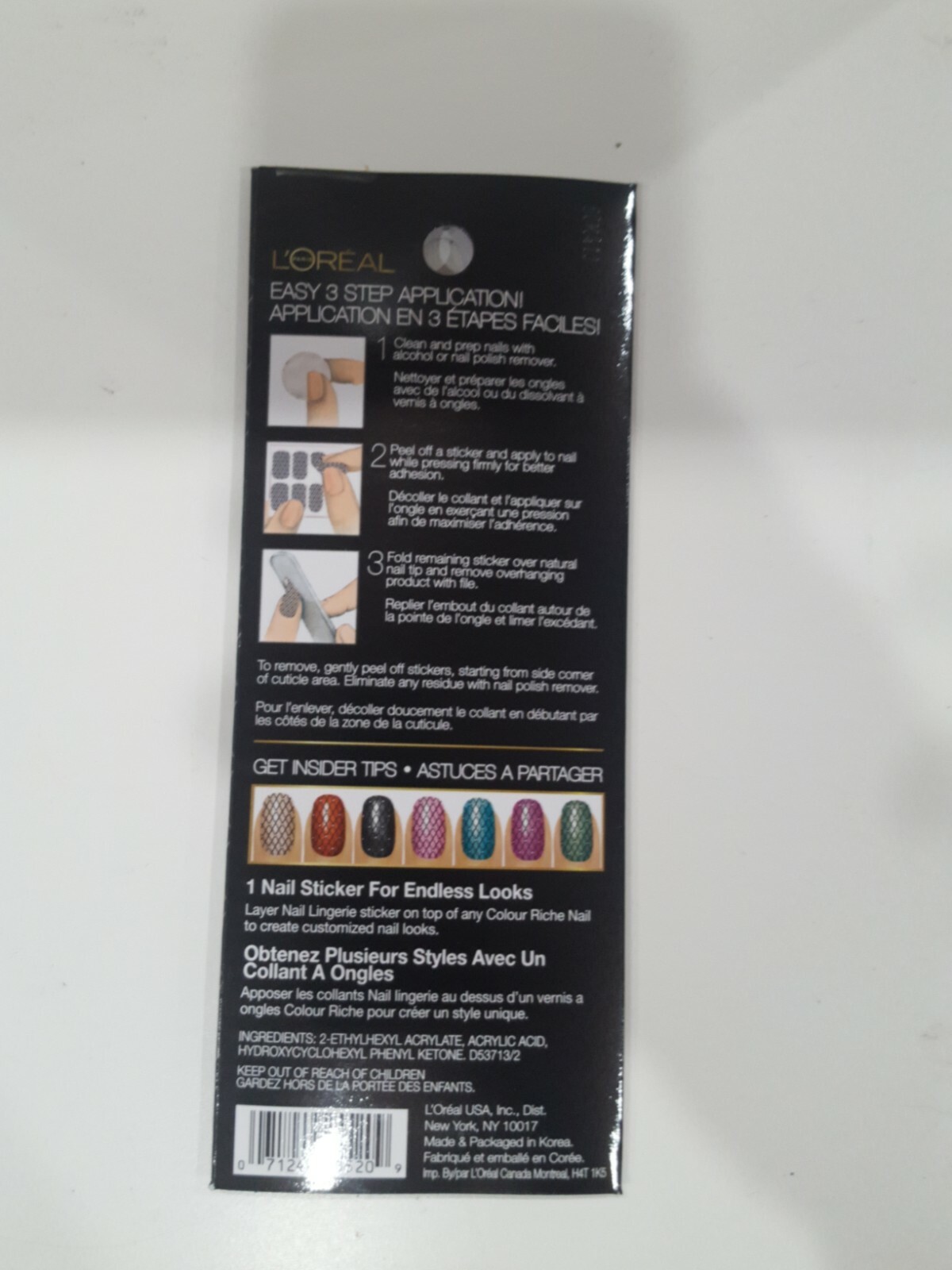 L’OREAL COLOUR RICHE NAIL LINGERIE LIMITED EDITION RAZZLE DAZZLE (702) 18…