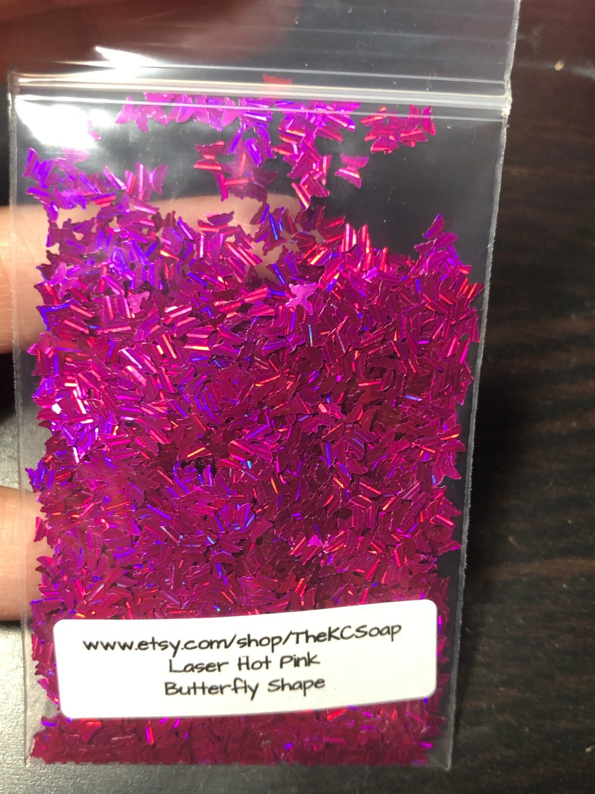 Solvent Resistant 3MM butterfly Shape Laser Holographic Face Nail Art US Seller