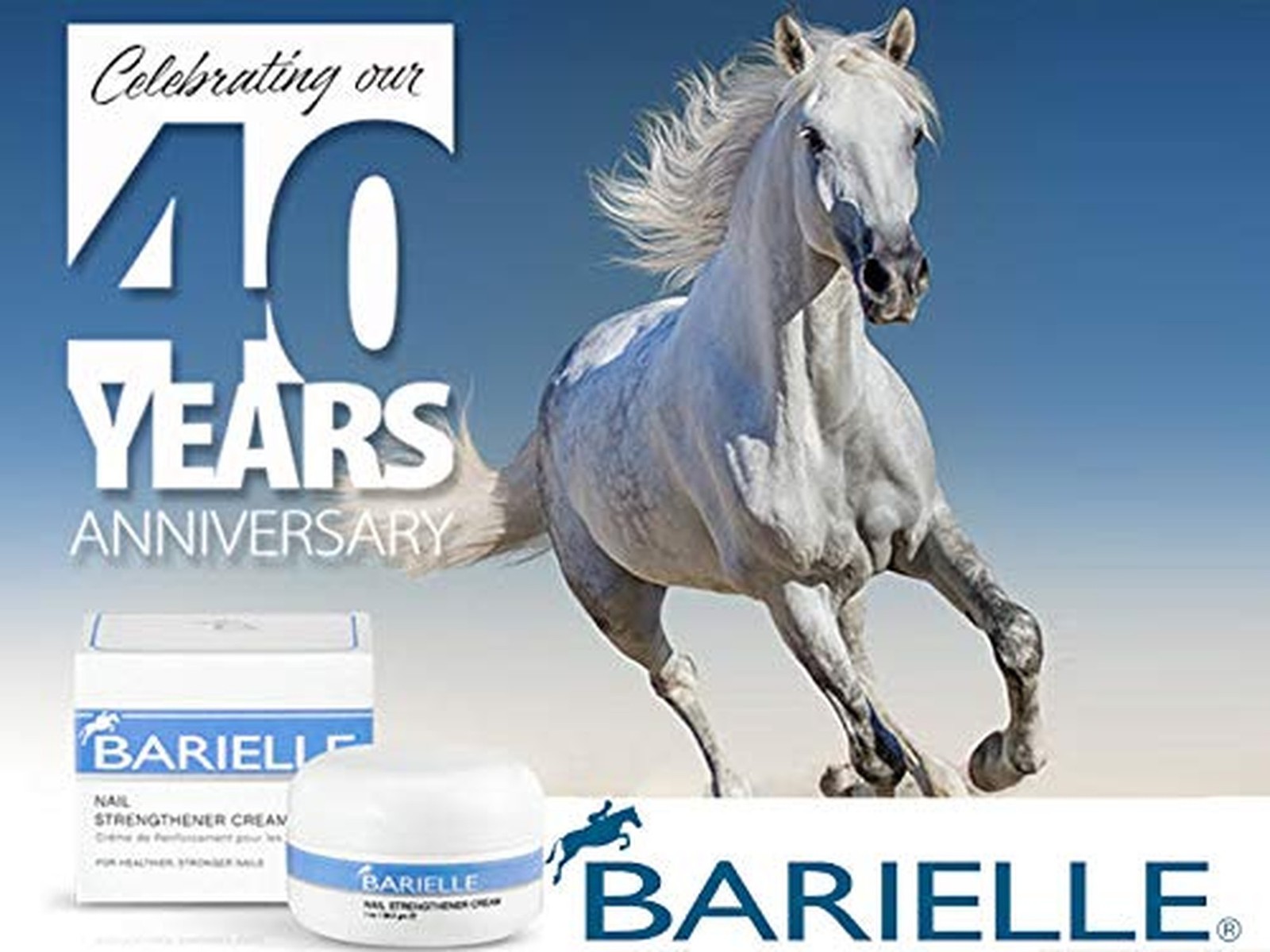 Barielle Nail Strengthener Cream 1 ounce (Pack of 2) Helps Improve Nail Growt…