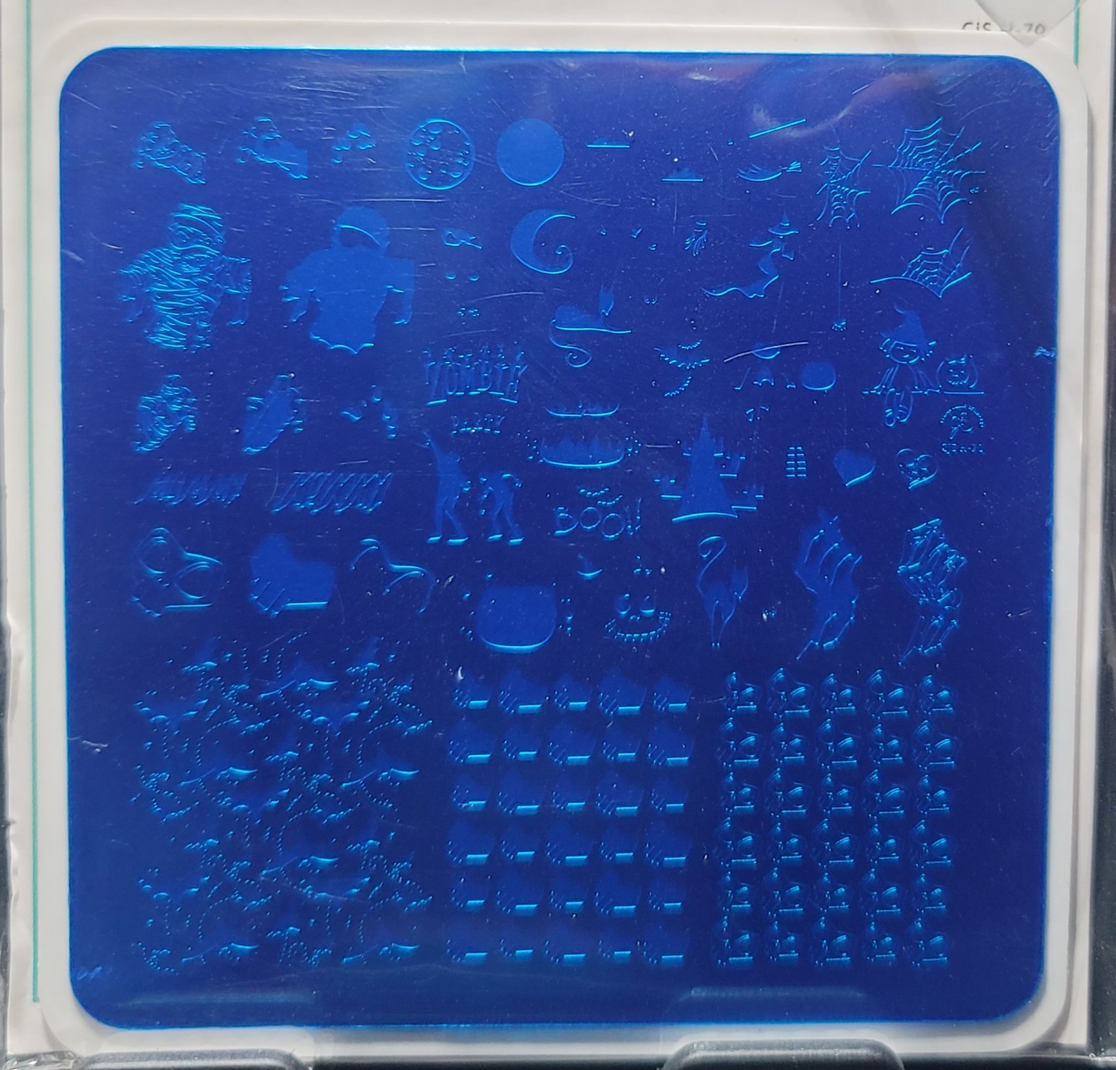 CJS Cjs-h70 Clear Jelly Stamper Nail Stamp Plate Halloween Mummy