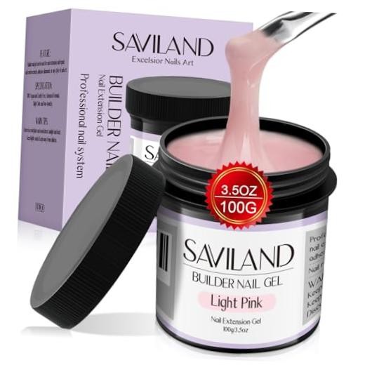 100 G Builder Gel for Nails – 3.5 oz Light Pink Nail A2 – Light Pink Gel