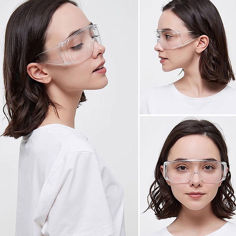 10pairs Manicure Clear Safety Goggles Anti Fog Dust Splash-Proof Glasses Goggles
