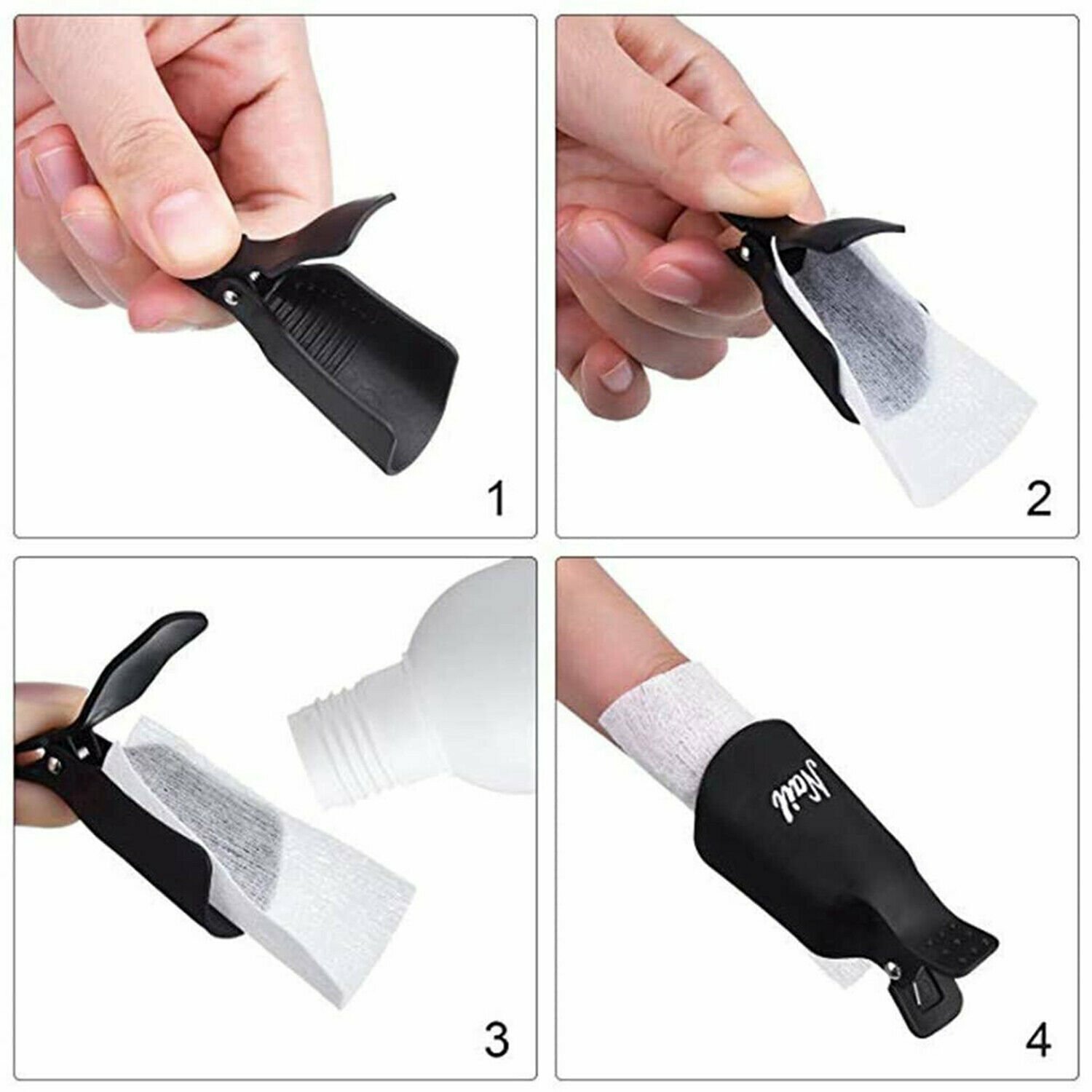 Plastic Acrylic Nail Polish Remover (10-Piece) Nail Polish Remover (10-Piece) 4.