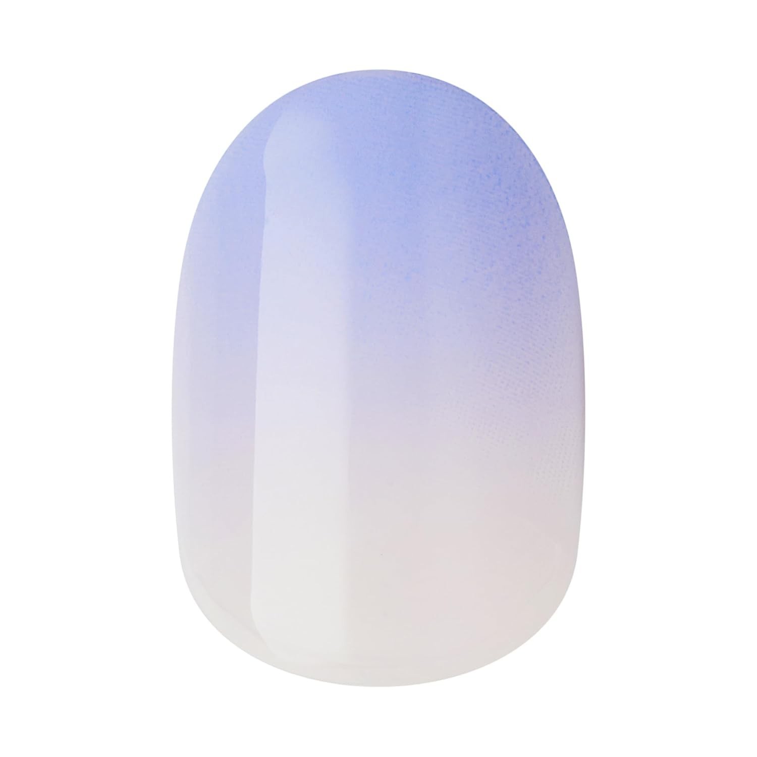 Color Ombre Press On Nails, ‘Friendzone’, Blue, Short Oval, PureFit Technolog…