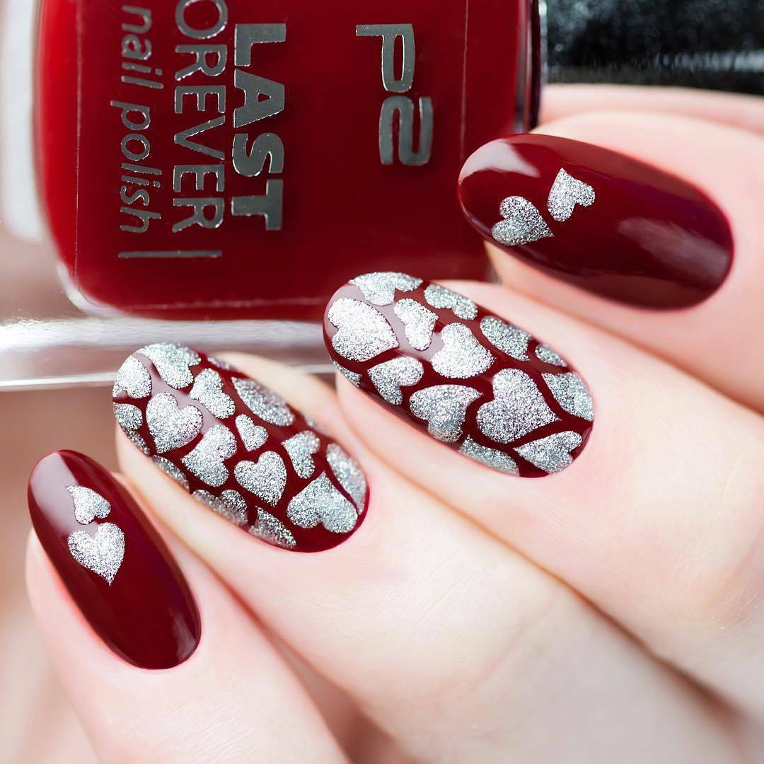 Whats Up Nails Heart stencils for nails, nail stickers, nail art, nail vinyls