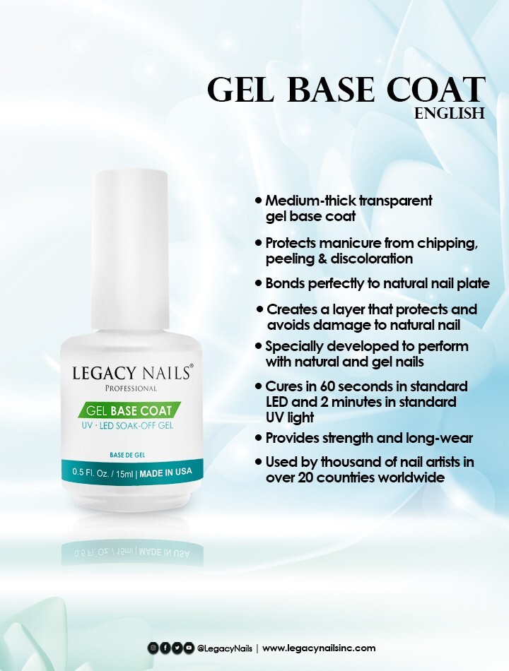 GEL BASE COAT – LEGACY NAILS