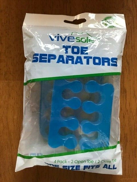 ViveSole Silicone Gel Toe Stretchers (4 Pieces) Therapeutic,Spa NWT FAST SHIP