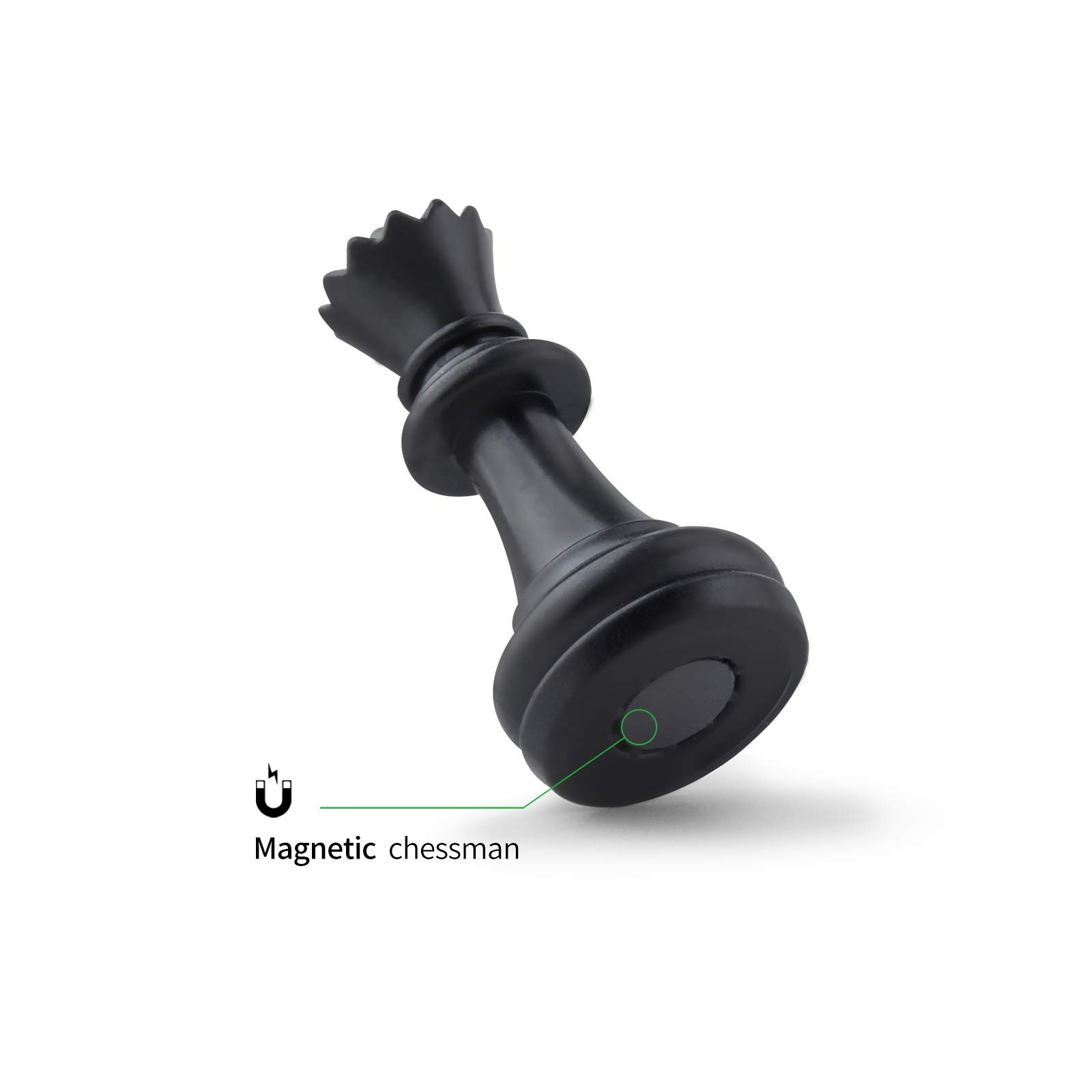 DINOBROS Chess Pieces Only Magnetic 1.97 inches (King’s height),