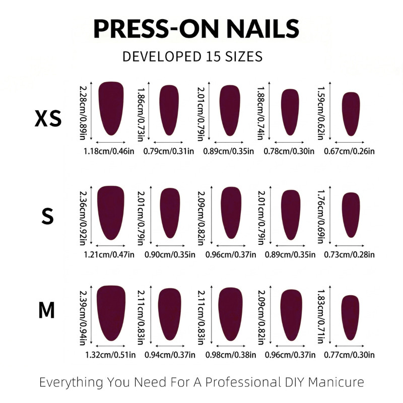 60pcs Almond Press on Nails, Pink Green Gold Line Cherry Blossom Glitter Nails