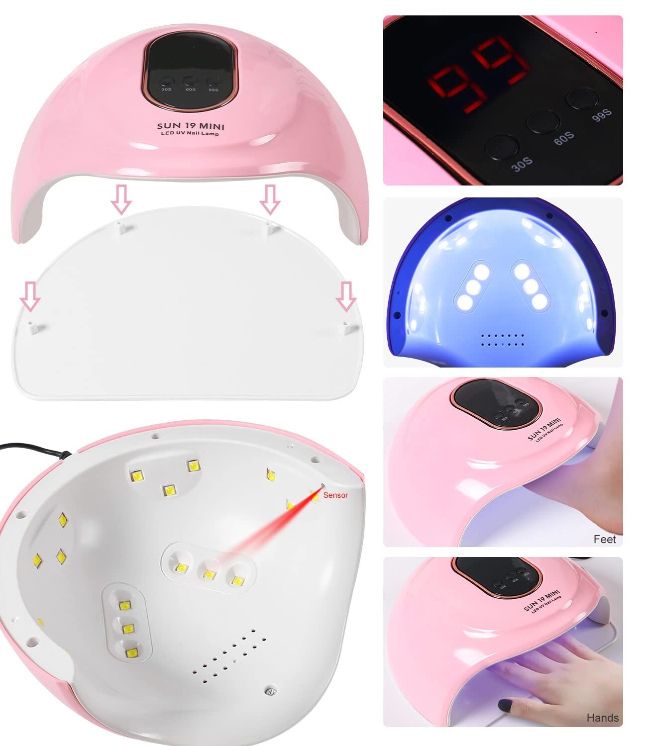Complete Acrylic Nail Kit with Accessories: Glitter, Brush, & Drill for Home Use