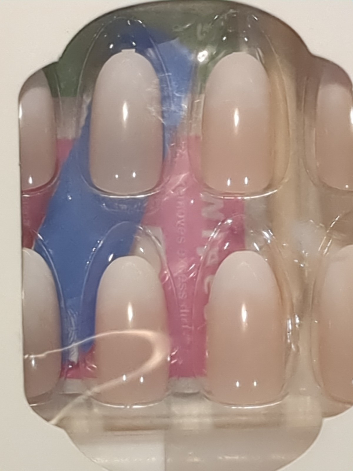 24pcs Almond Medium Pink Ombre Nails Press on Full Cover Kit – New