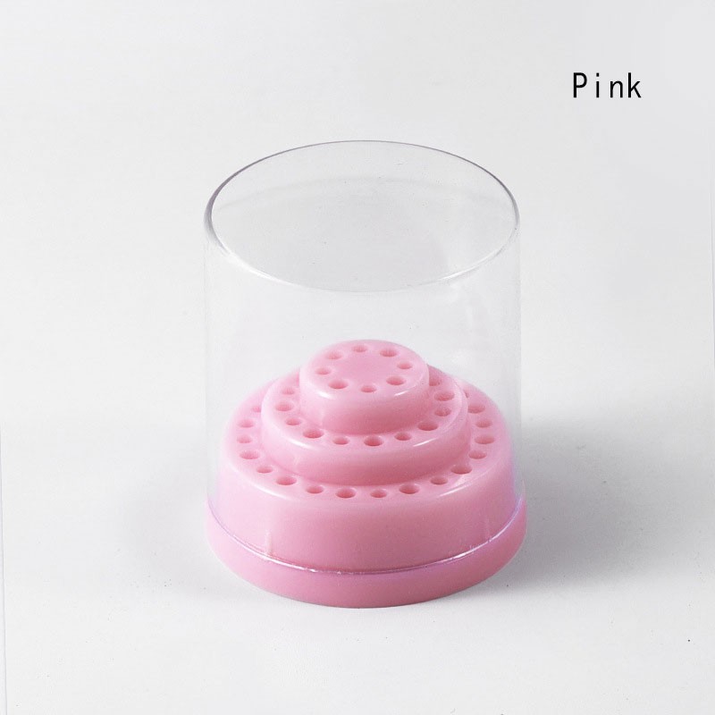 48 Holes Nail Drill Bits Holder Stand Display Nail Drill Showing Shelf Organizer