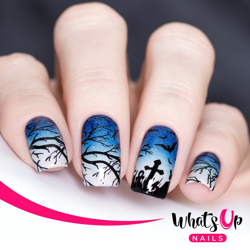 B031 Gothic Affection Plate For Stamped Nail Art Design