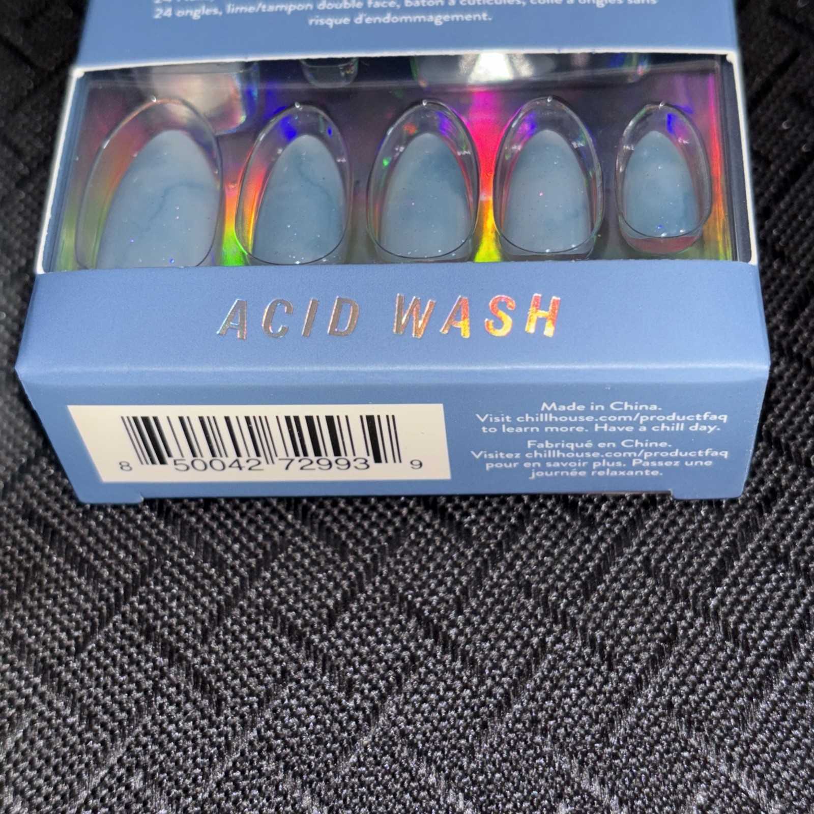 Chillhouse Chill Tips Press-On Nails Acid Wash 24 Ct