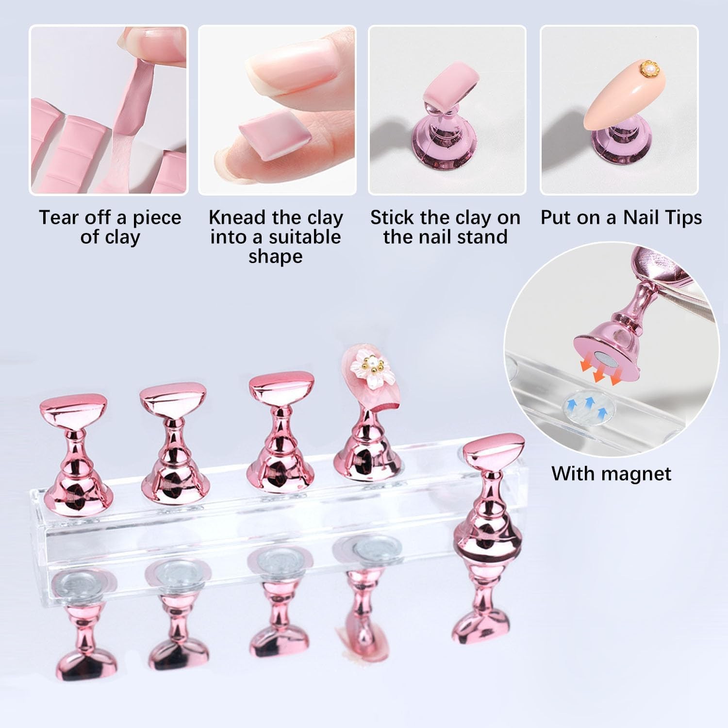 Nail Art Tools Set, Nail Art Brush, Resin Nail Art Palette, Nail Art