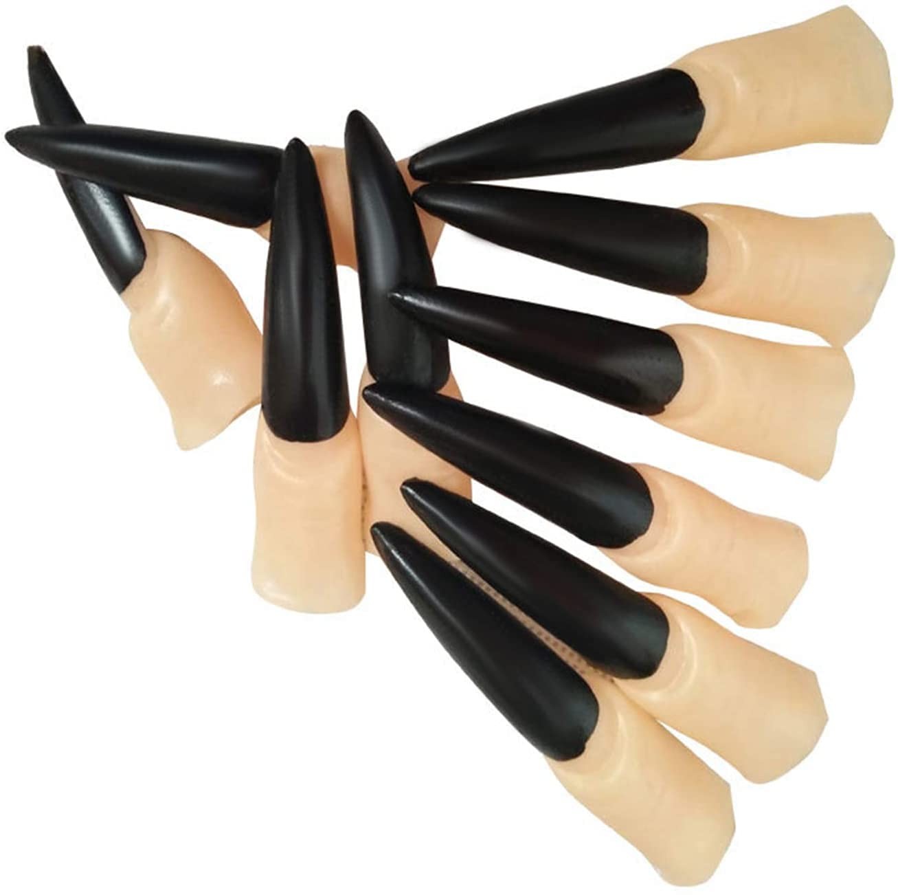 Nail Claws False Arrow Claw Rings Cosplay 10 Count (Pack of 1)