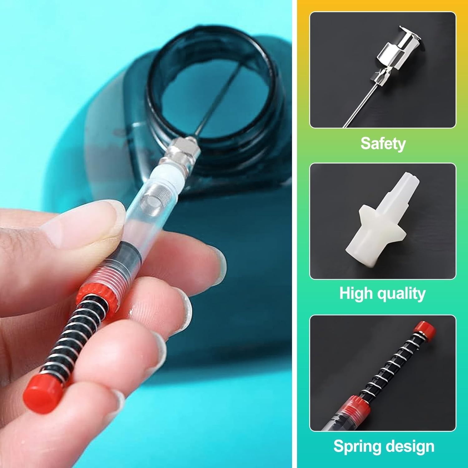 Industrial Liquid Dispensing Applicator with Blunt Tips – 5 Pack Precision Tools