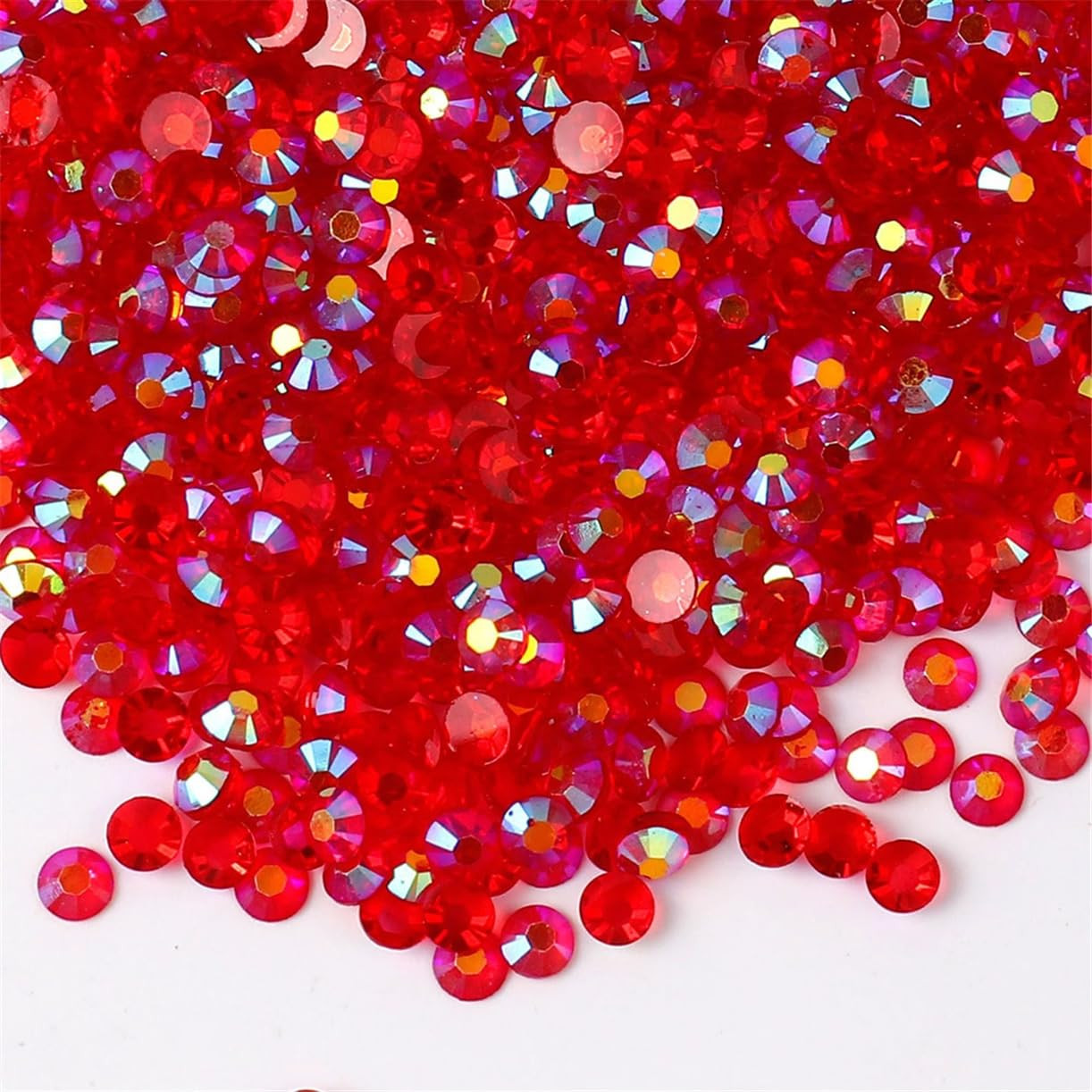 3000 Pieces SS6 2Mm Flatback Rhinestones AB Clear round Gems Crystals for Nail A