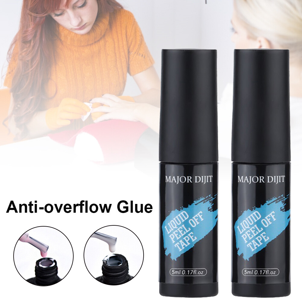 Nail Latex Peel Off Anti Overflow Polish Edge Protection Glue 1pc