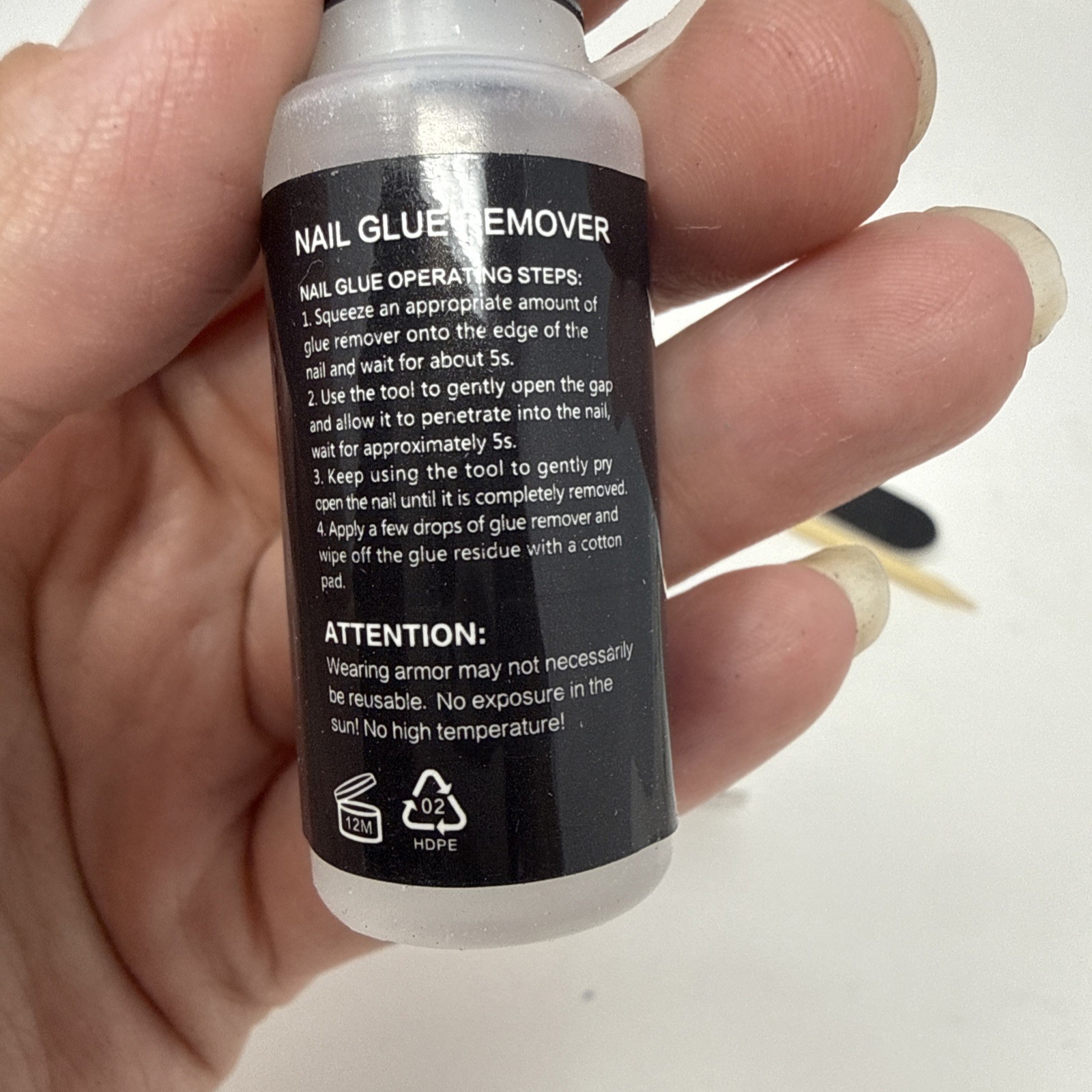 Curvlife 10g Semi-Solid Glue and 20ml Pinpoint Glue Remover Kit – Gel for Press