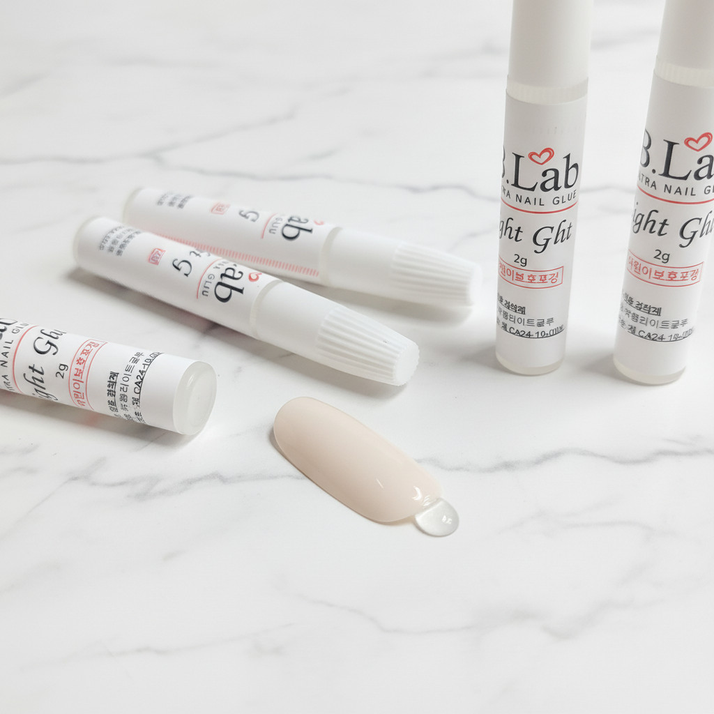 B.Lab Mini Nail Glue Adhesive for Nail Tip Art Parts Decoration K-Beauty