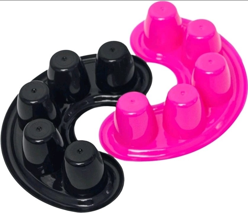 2 Pcs Nail Soaking Hand Bowl Manicure Soak Off Finger Bowl Separate Nail Gel Re