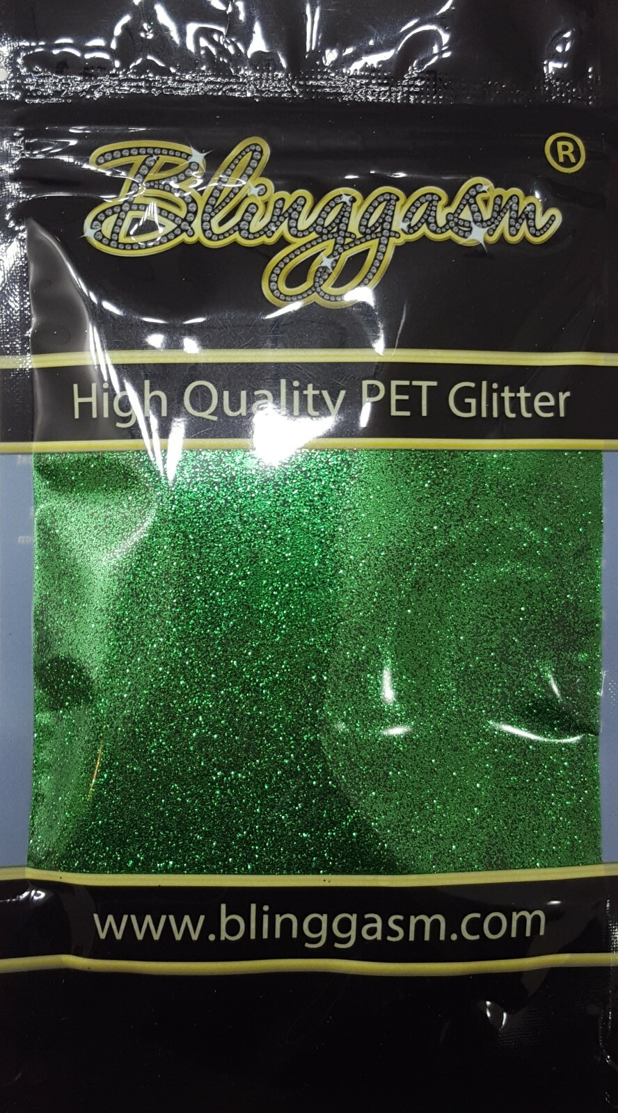 METALLIC SOLVENT RESISTANT GLITTER 3.5 OZ BY WEIGHT #31 B0609 LIGHT GREEN