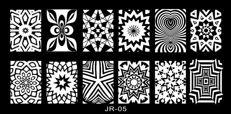 1Pc Nail Art Stamp Plate Geometric Line DIY Stamping Image Plate 6*12CM Nail Sta