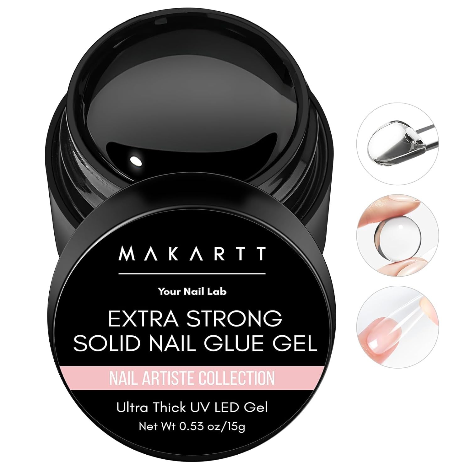 Mess-Free Nail Adhesive Gel – Strong, Flexible, and Odor-Free for No Hassle