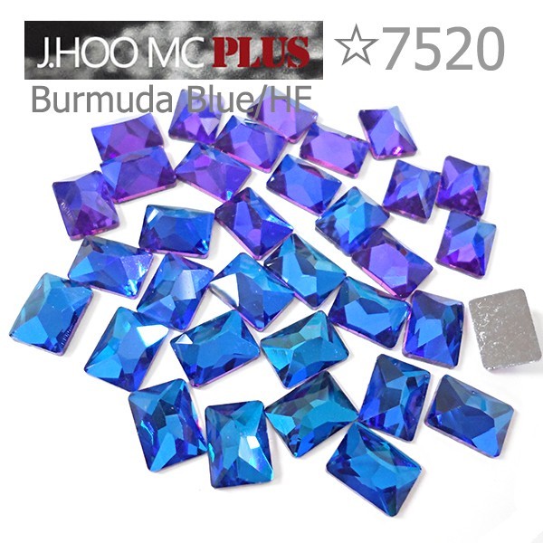 J.HOO Crystal 7520 Cosmic Flat Back Rhinestones 8×6mm Nail Art (10pcs)