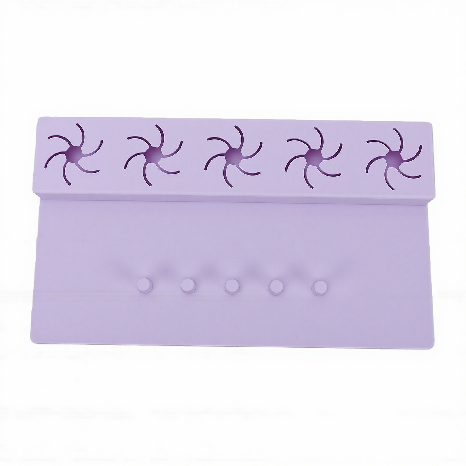 2 In 1 Silicone Nail Hand Rest Mat Anti Spill Holder For Home