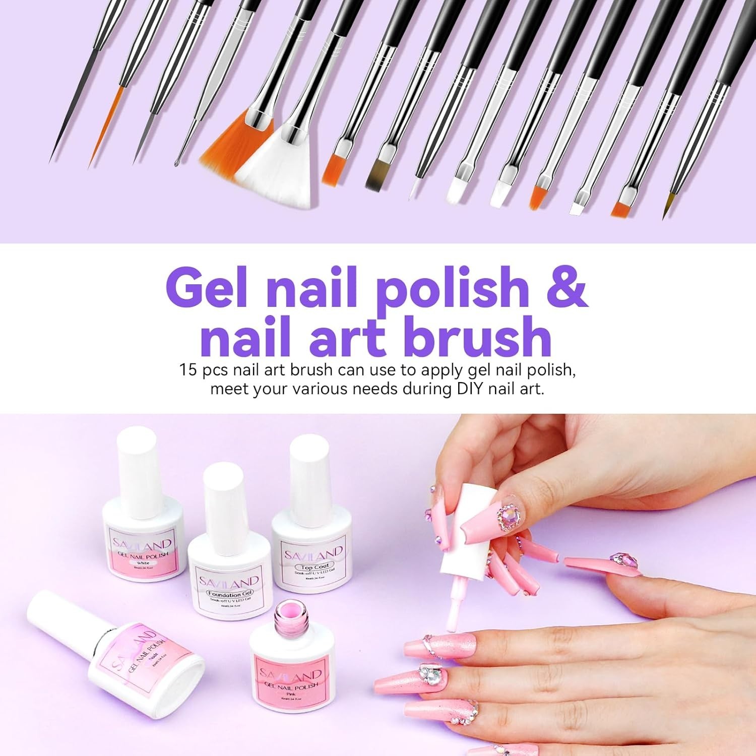 Acrylic Nail Kit for Beginners with Everything: Professional Nails Kit Acrylic S