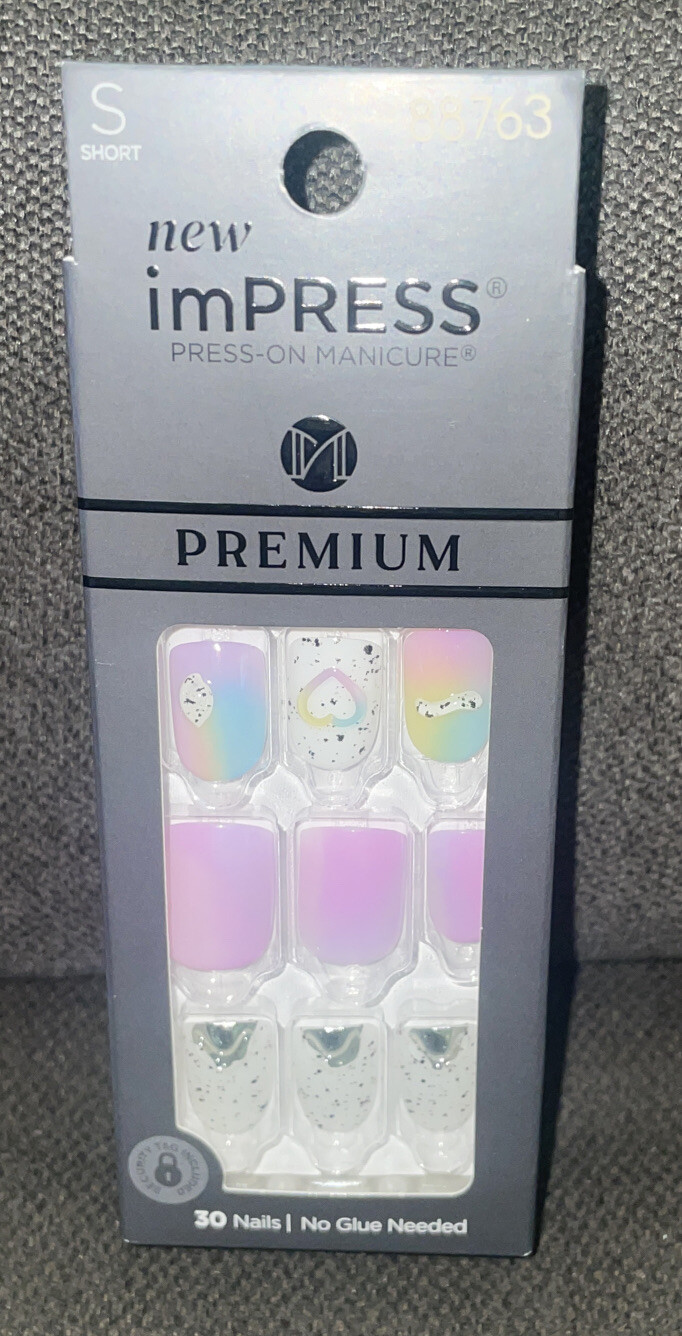 Kiss💅imPress Press-On Manicure Premium “Sweet Life” Short 30 Nails