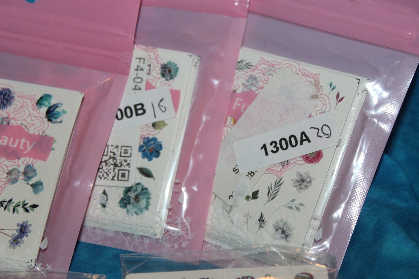 Huge Lot Of 247 Sheets Of Nail Art
