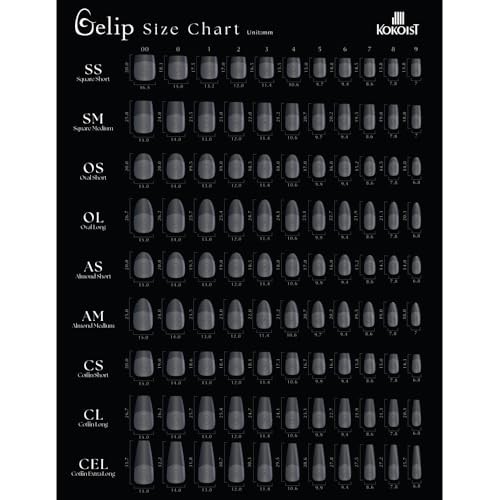 KOKOIST Gelip AM Almond Medium 2025 No.7 25P Japan