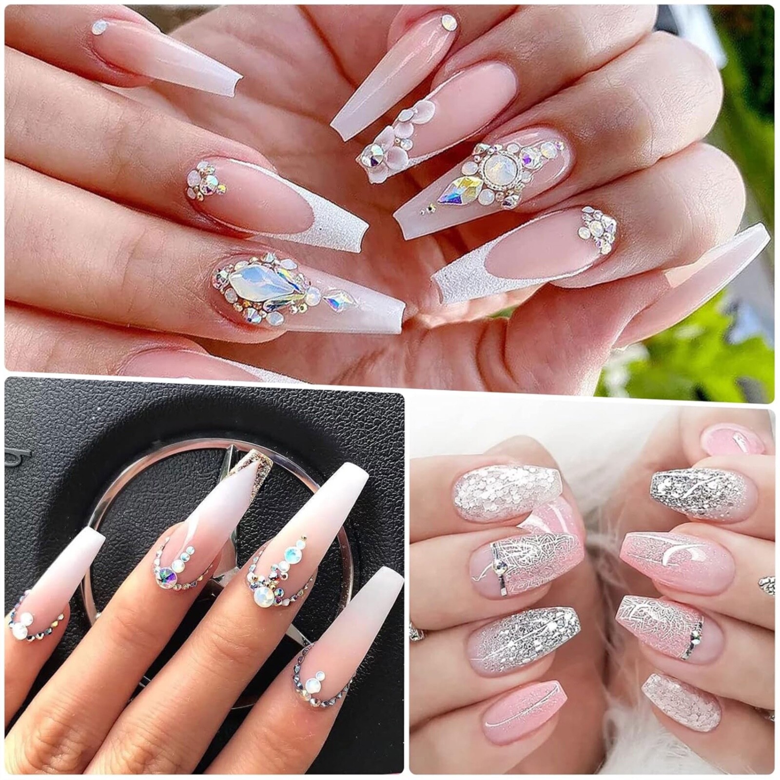 Paquete De Uñas Acrilicas Kit Profesional De Esmalte Para Pinceles Set Rutilar