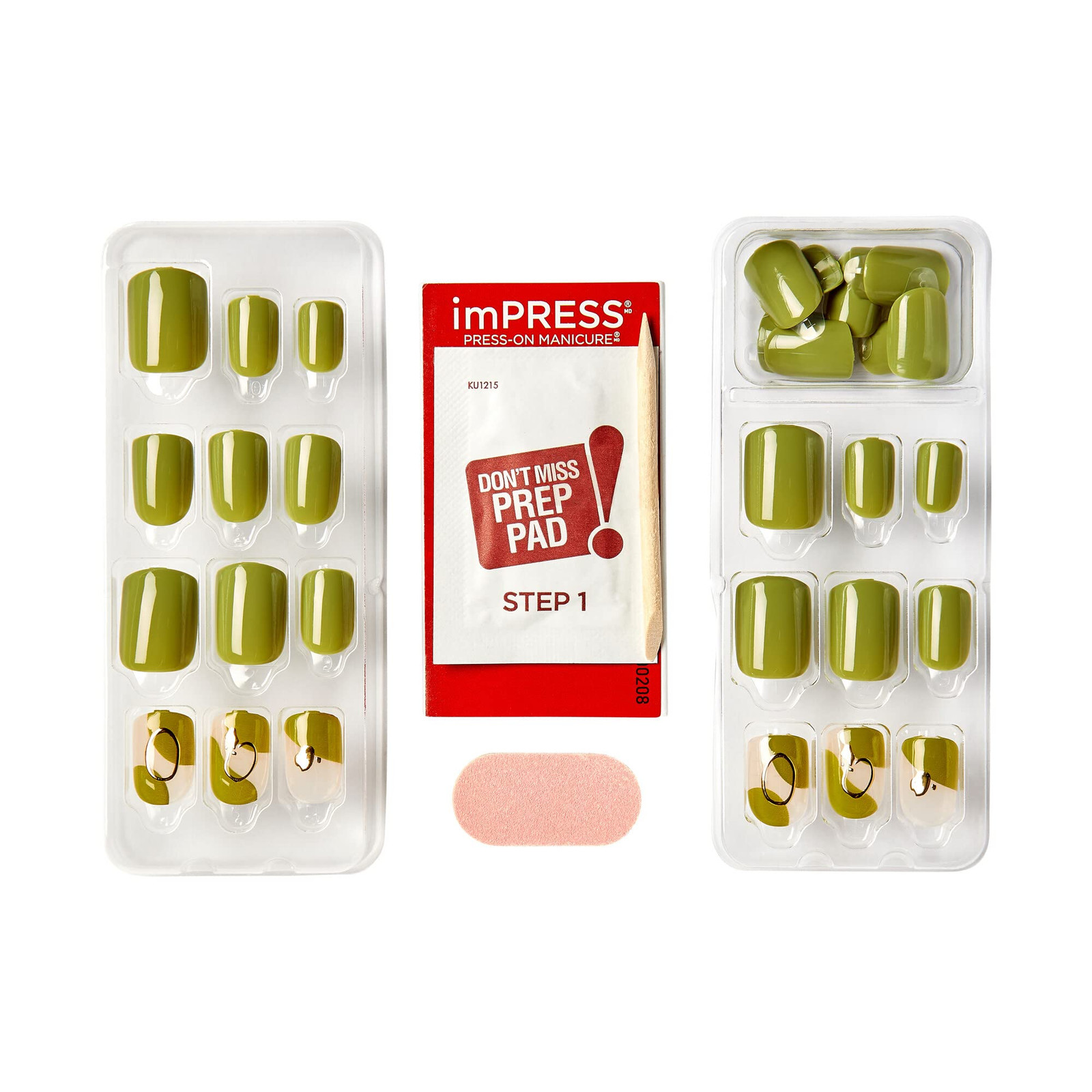 imPRESS Press On Nails 30 Count Salon Quality Easy Apply Chip Proof Waterproof