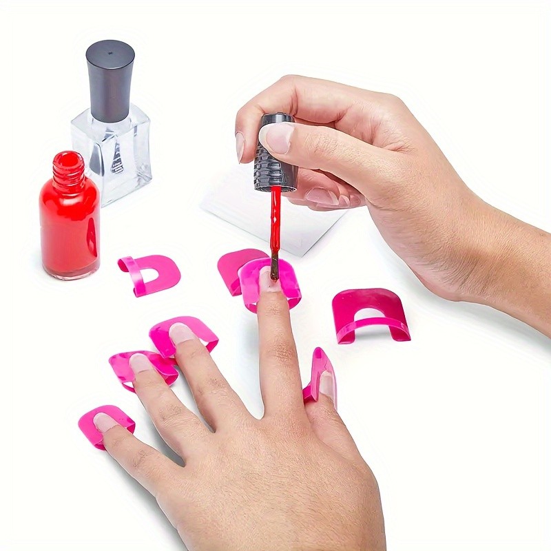 Well-Crafted Reliable Easy to Use 26 Pieces Reusable Nail Art Anti-Fouling Molds
