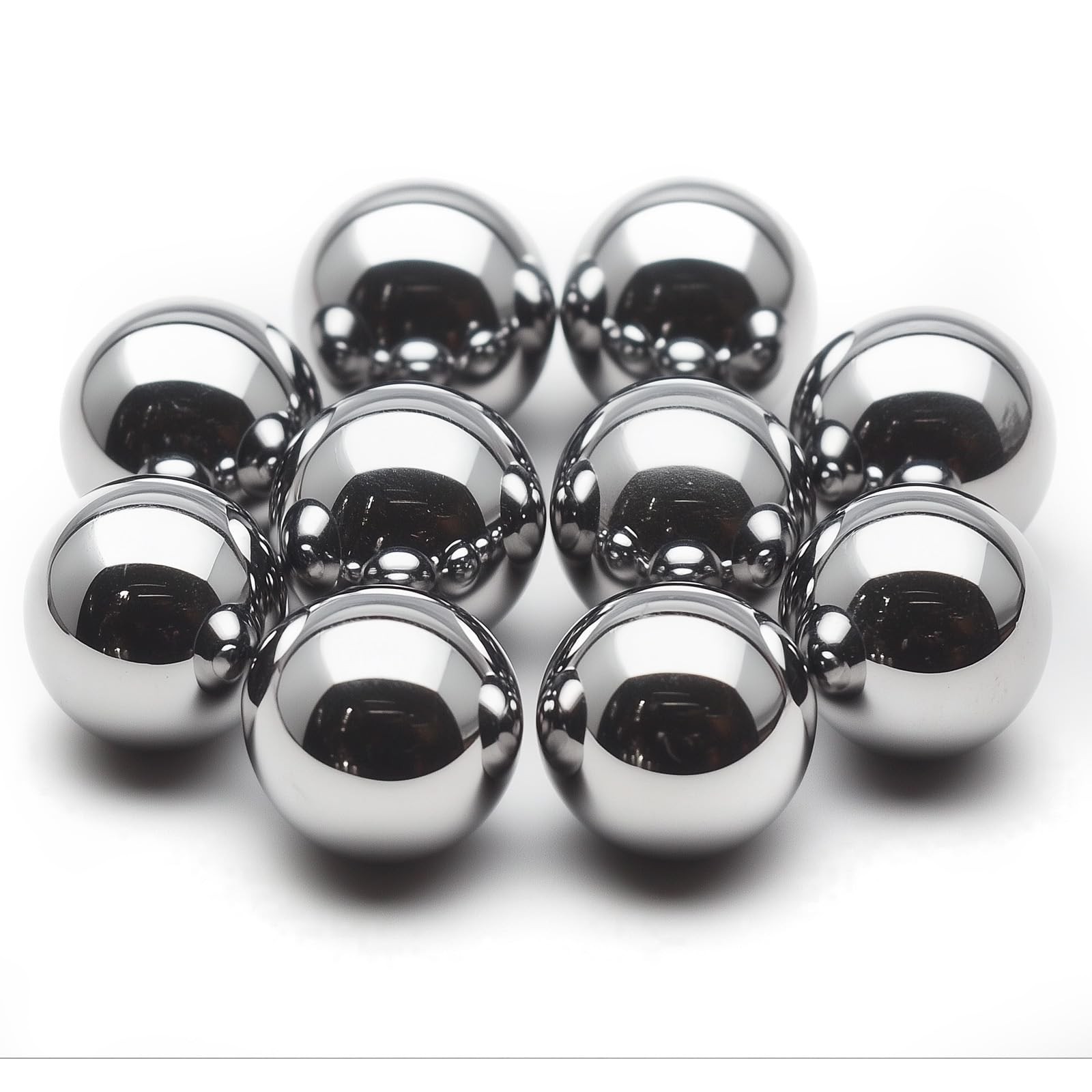 10pcs 15mm Bearing Balls 304 Stainless Steel G100 Precision Balls，15mm/apr.0….